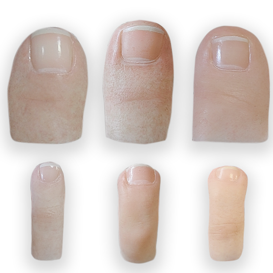 Custom Toe Prosthesis | Bio-inspired Medical-Grade Silicone Toe | 1:1 Precision Fit Based on Measurements | Multiple Skin Tone Options